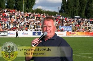 Stadionsprecher Frank Hoffmann